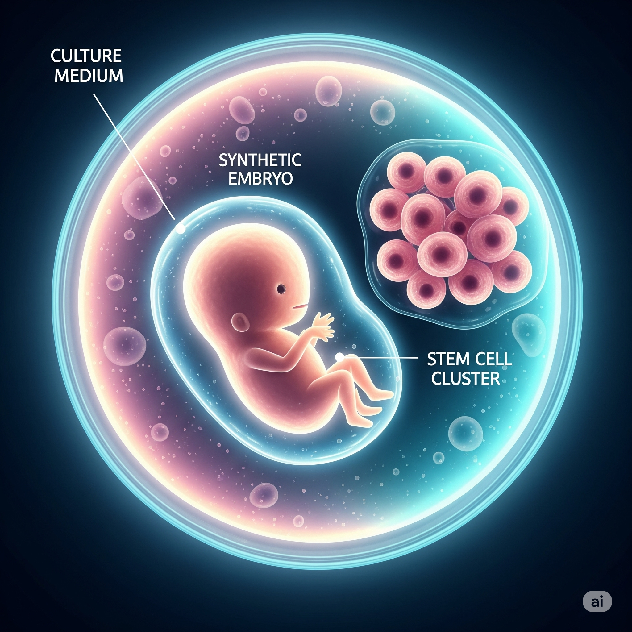 Synthetic embryo from stem cells